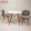 ست میز و صندلی نهارخوری 2 نفره هوگر مدل TH85-C-W-M2
