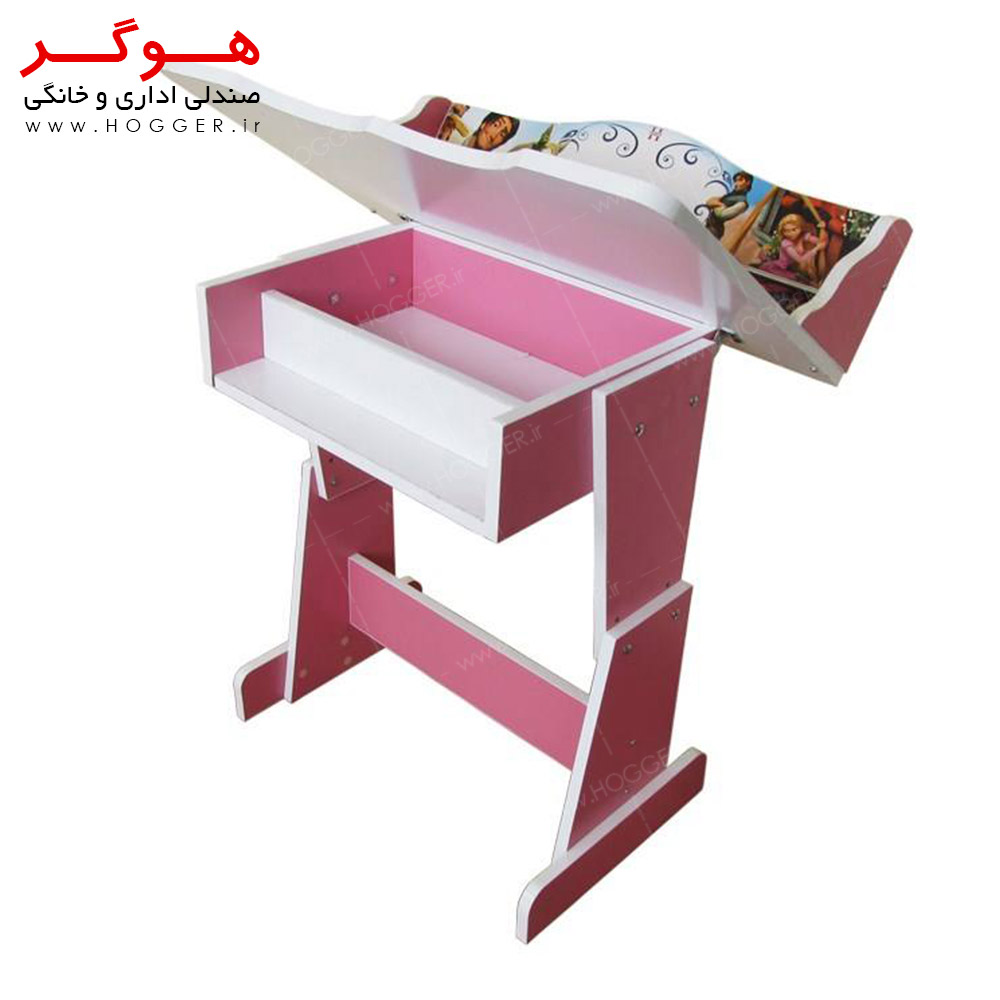 میز و صندلی تحریر کودک مدل دختر گیسو کمند
