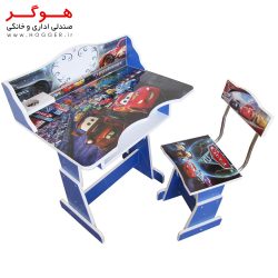 میز و صندلی تحریر کودک مدل ماشین